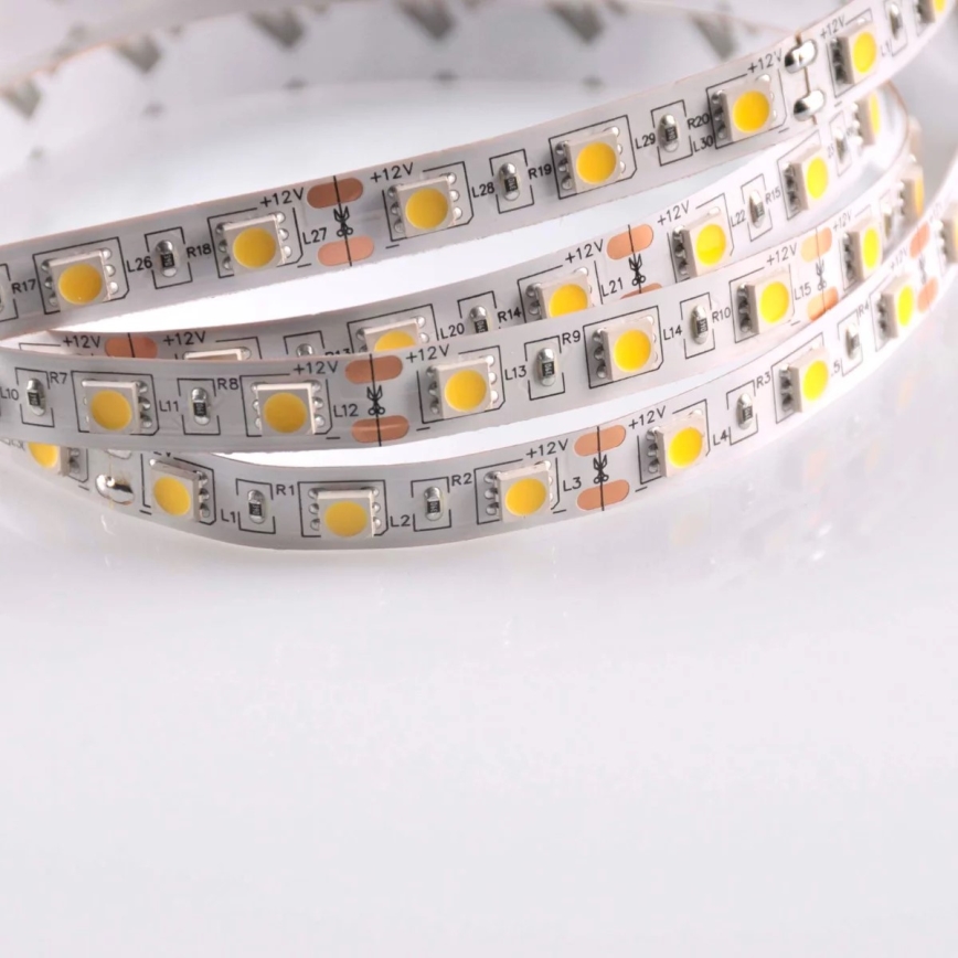 LED Ταινία 5 μέτρων LED/45W/12V IP65 λευκό