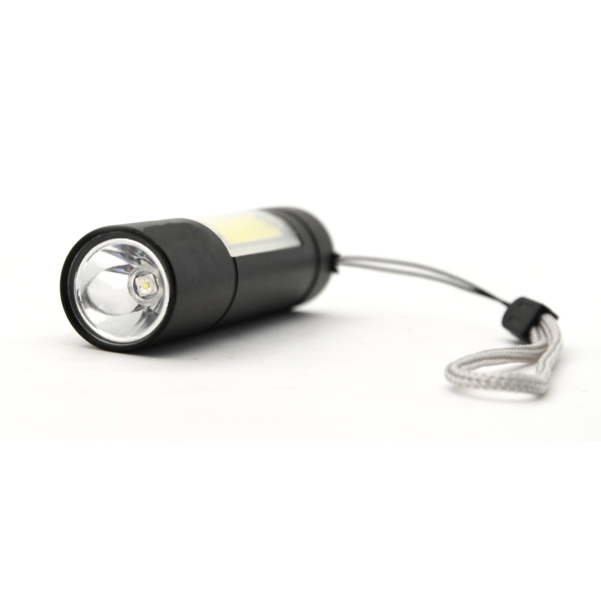 LED Φακός LED/400mAh μαύρο