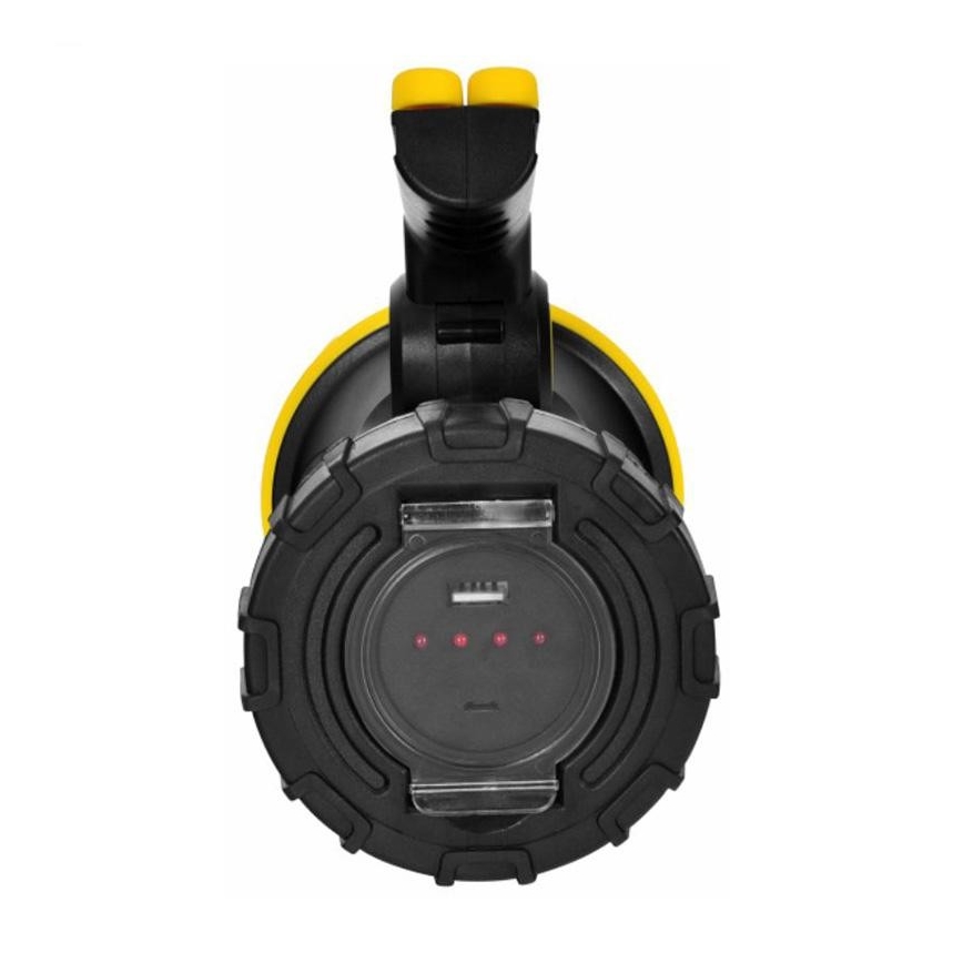 Επαναφορτιζόμενος φακός LED/5W/4000mAh + LED/3W