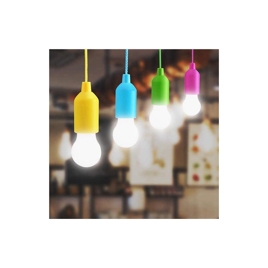 LED Φορητή λάμπα LED/1W/3xAAA μπλε