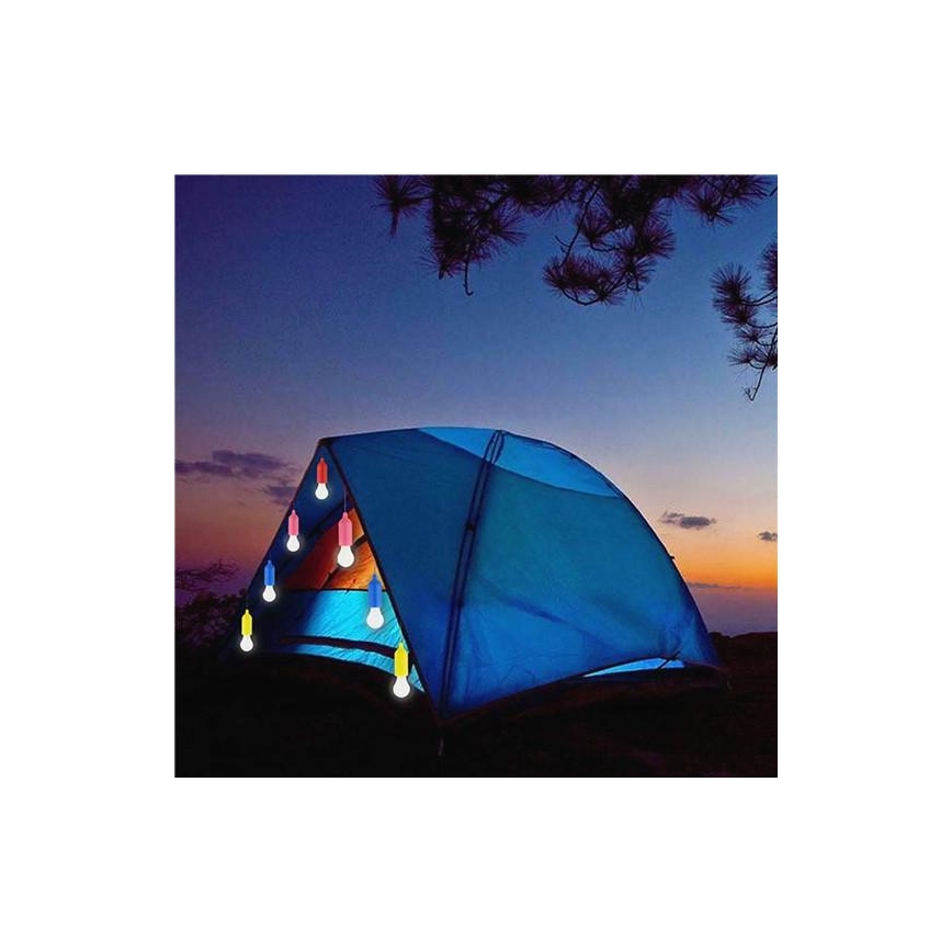 LED Φορητή λάμπα LED/1W/3xAAA ροζ