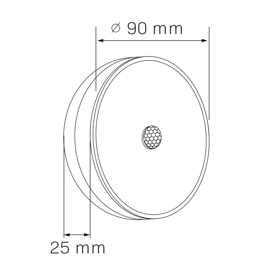 LED Φωτισμός επίπλων με αισθητήρα LED/1,2W/4,5V 3xAA ματ χρώμιο