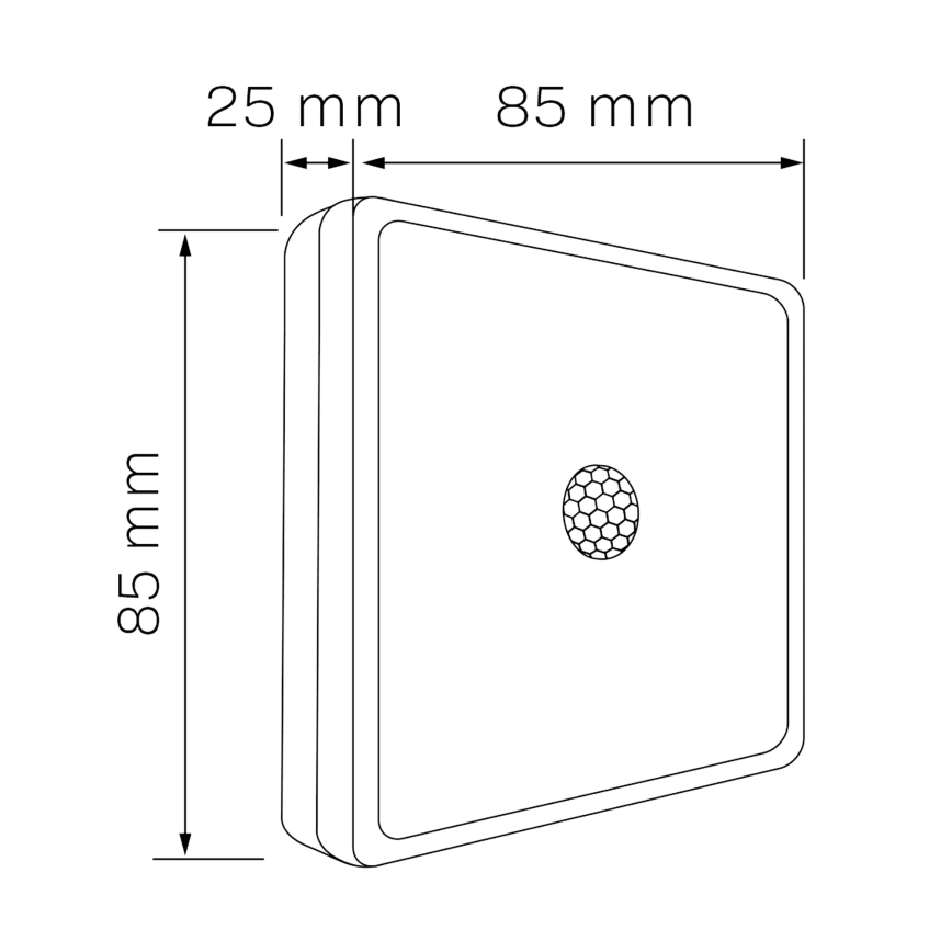 LED Φωτισμός επίπλων με αισθητήρα LED/1,5W/4,5V 3xAA ματ χρώμιο