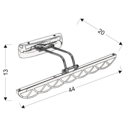 LED Φωτισμός καθρέφτη MOVE LED/6W/230V