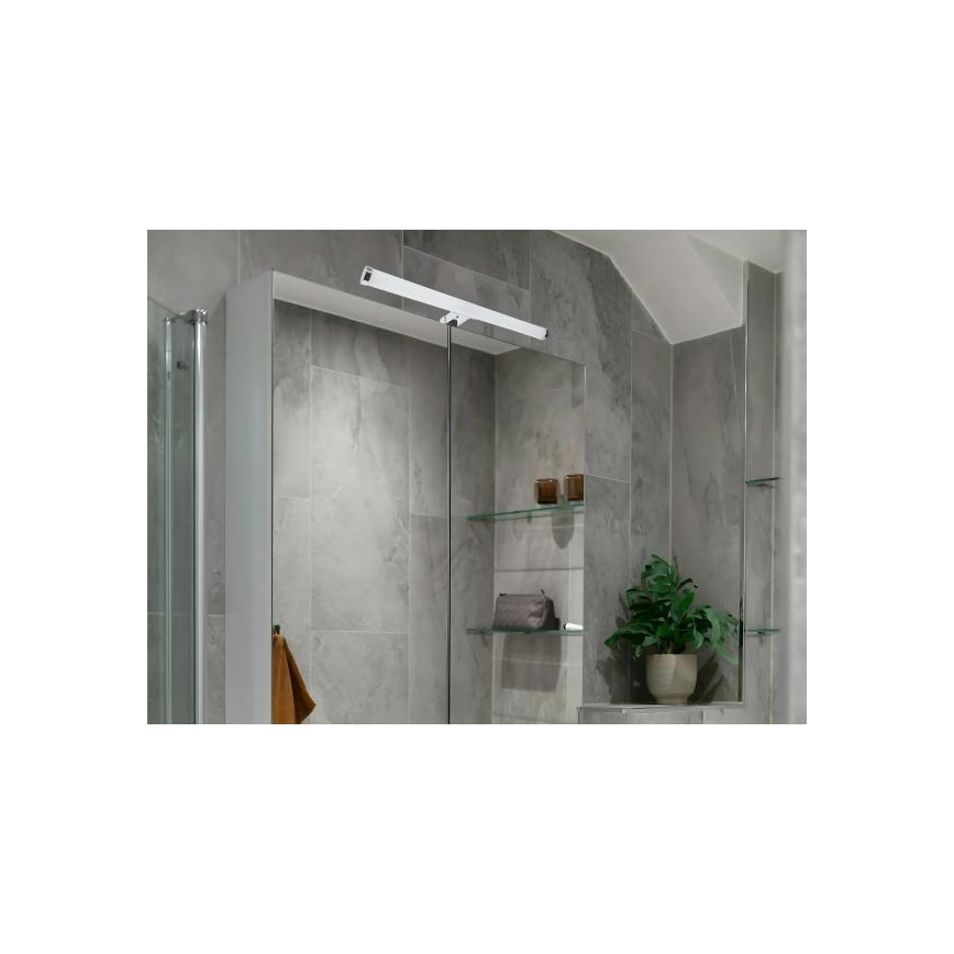 LED φωτισμός καθρέφτη μπάνιου LED/10W/230V 45 cm IP44 γυαλιστερό χρώμιο