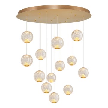 LED Φωτιστικό CREMONA 13xLED/5W/230V 3000K χρυσό