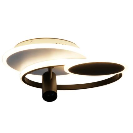 LED Dimmable φωτιστικό οροφής LED/65W/230V 3000-6500K λευκό/μαύρο + τηλεχειριστήριο