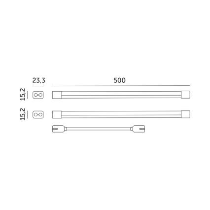 LED Φωτιστικό για καλλιέργεια φυτών GROWLY 2xLED/8,5W/230V λευκό