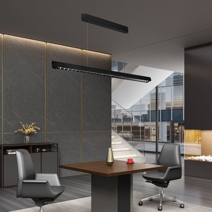 Φωτιστικό LED με καλώδιο LED/36W/230V 3000/4000/6400K μαύρο