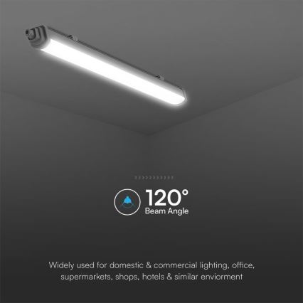 LED Τεχνικό φθορισμού φωτιστικό SAMSUNG CHIP LED/18W/230V 4000K IP65 60 εκ.