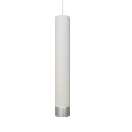 Φωτιστικό LED με καλώδιο TUBA 1xGU10/4,8W/230V λευκό/γυαλιστερό χρώμιο