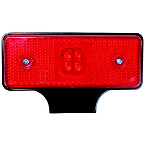 LED Φωτιστικό ανακλαστήρας SINGLE LED/0,2W/12-24V IP67 κόκκινο