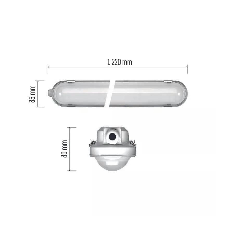 LED Φωτιστικό βαρέως τύπου με module έκτακτης ανάγκης EMERGENCY LED/40W/230V 4000K IP66
