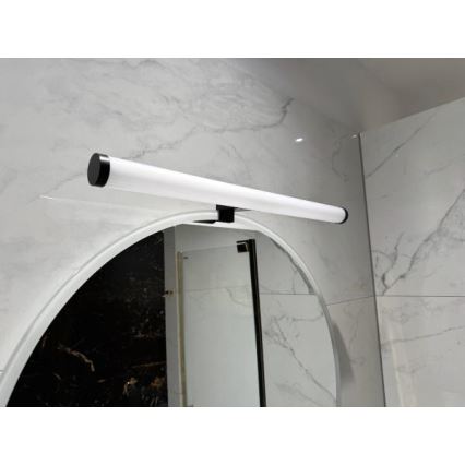 LED φωτιστικό για καθρέφτη μπάνιου/12W/230V 59,5 cm IP44 μαύρο