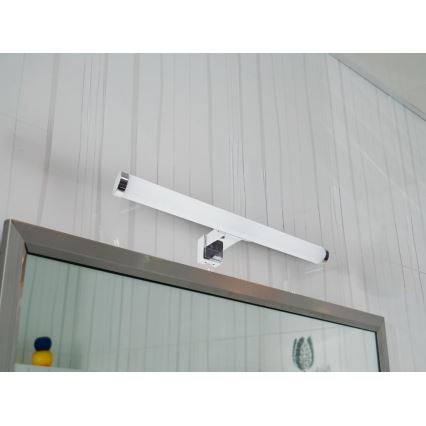 LED φωτιστικό για καθρέφτη μπάνιου, 8W/230V, 30 cm, IP44, γυαλιστερό χρώμιο