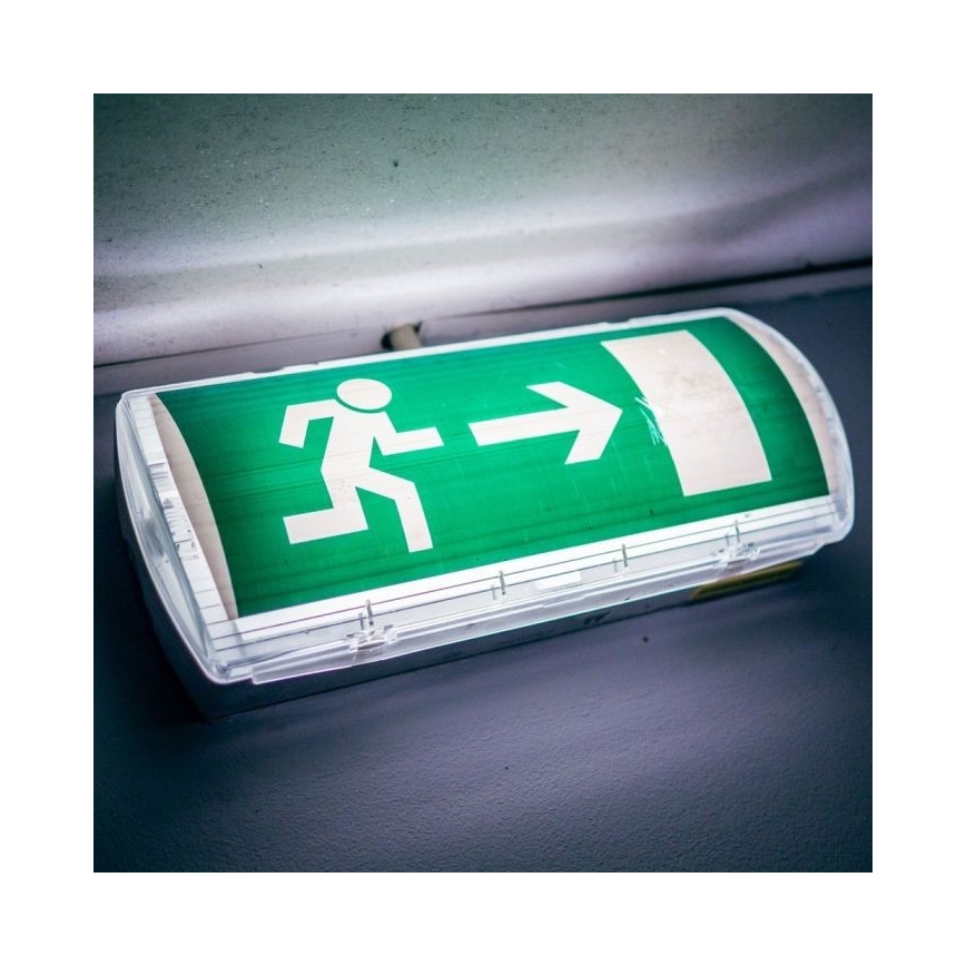 LED Φωτιστικό Έκτακτης Ανάγκης EMERGENCY EXIT LED/3W/230V IP65 6000K 1200mAh