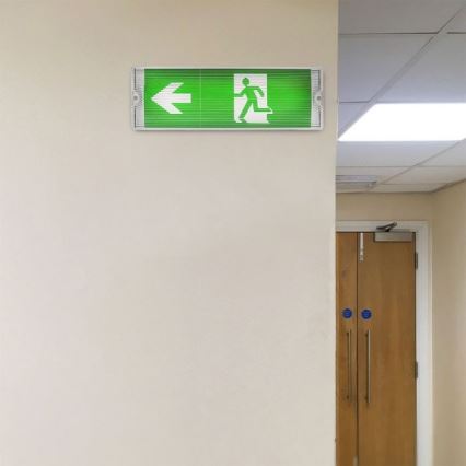 LED Φωτιστικό Έκτακτης Ανάγκης EMERGENCY EXIT LED/3W/230V IP65 6000K 1200mAh
