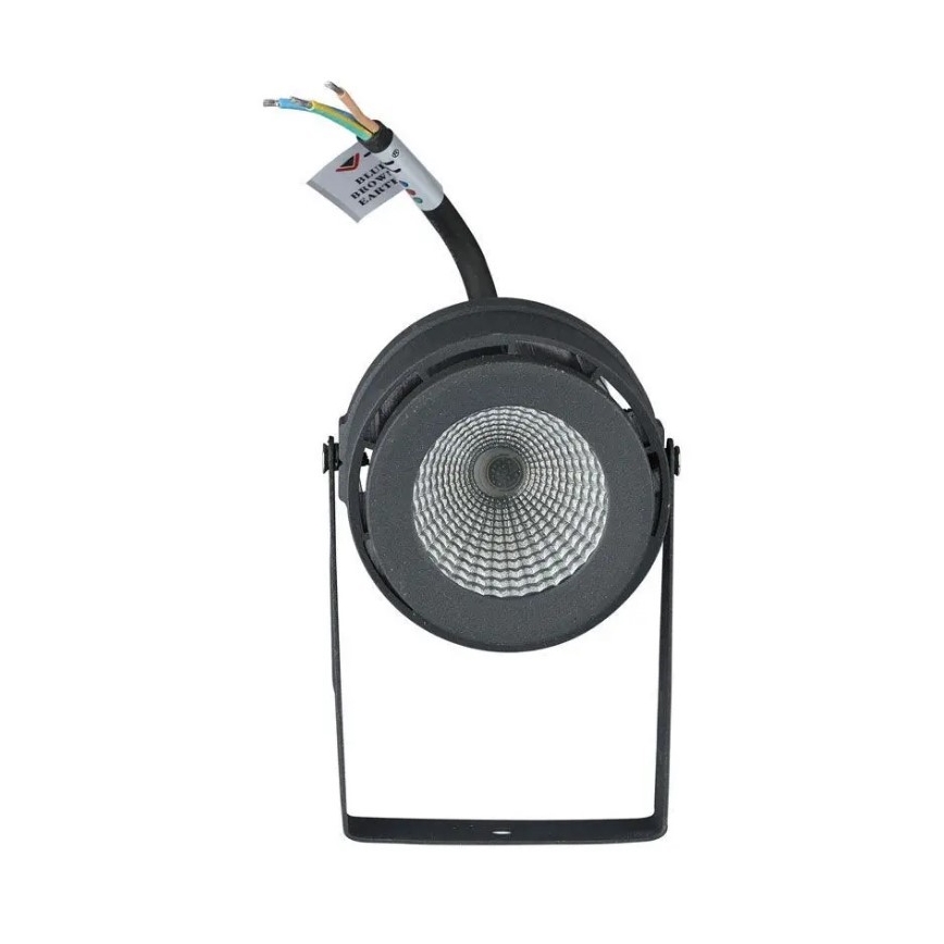 LED Φωτιστικό εξωτερικού χώρου LED/12W/230V 4000K ανθρακί IP65