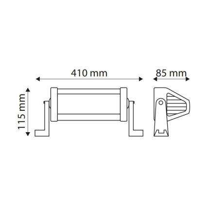 LED Φωτιστικό εργασίας αυτοκινήτου μπάρα EPISTAR LED/72W/10-30V IP67 6000K