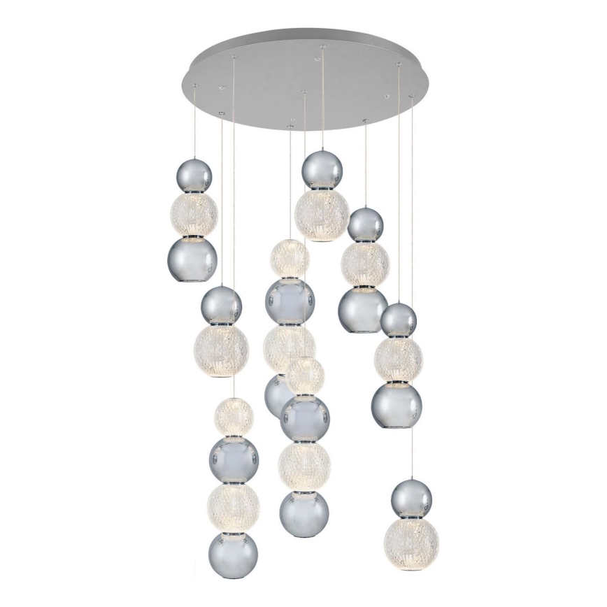 LED Φωτιστικό Κρέμωνα LED/51W/230V 3000K ματ χρώμιο