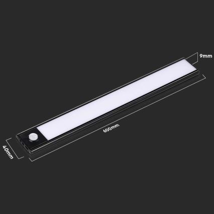 LED φωτιστικό κάτω πάγκου με αισθητήρα LED/2,5W/5V 4000K 3000 mAh