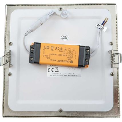 LED Φωτιστικό οροφής μπάνιου VEGA LED/18W/230V 3800K 22,5 εκ. IP44