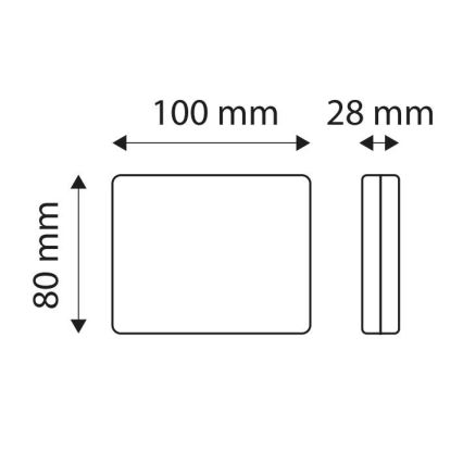 LED Φωτιστικό ομίχλης SINGLE LED/1,9W/12V IP67 κόκκινο