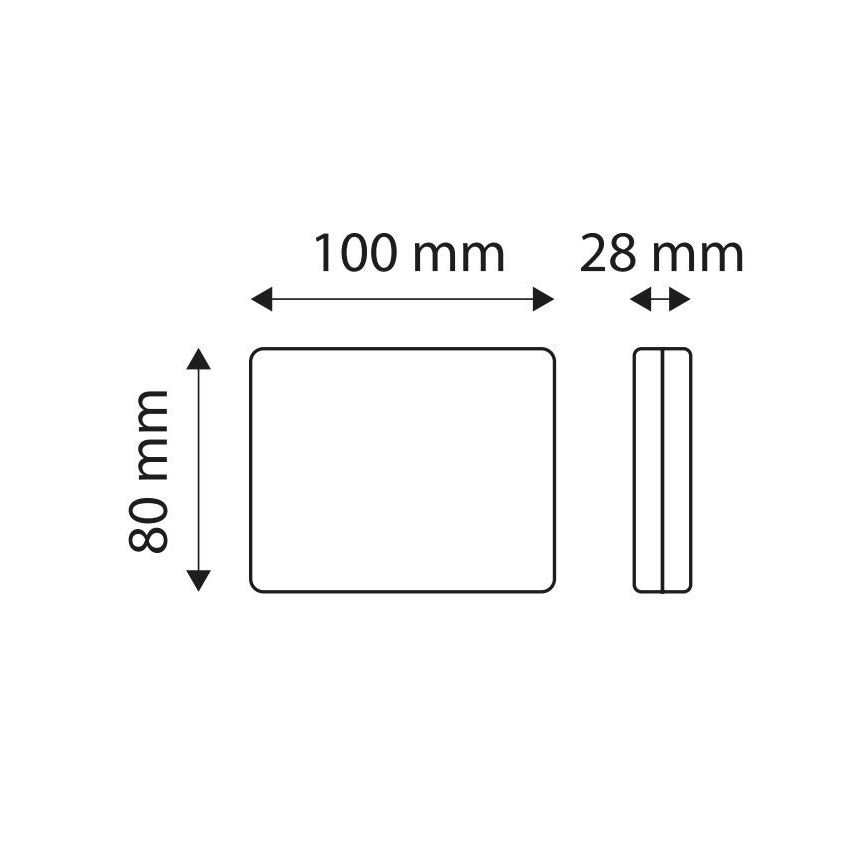 LED Φωτιστικό ομίχλης SINGLE LED/1,9W/12V IP67 κόκκινο