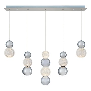 LED Φωτιστικό οροφής CREMONA LED/27W/230V 3000K ματ χρώμιο