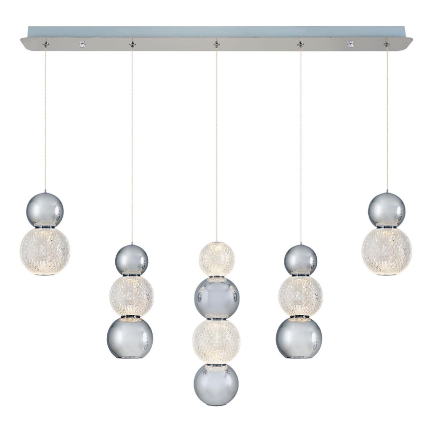 LED Φωτιστικό οροφής CREMONA LED/27W/230V 3000K ματ χρώμιο
