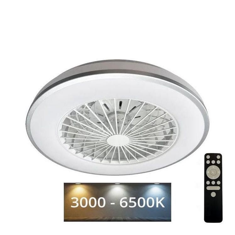 LED Φωτιστικό οροφής dimmable με ανεμιστήρα OPAL LED/48W/230V 3000-6500K + τηλεχειριστήριο