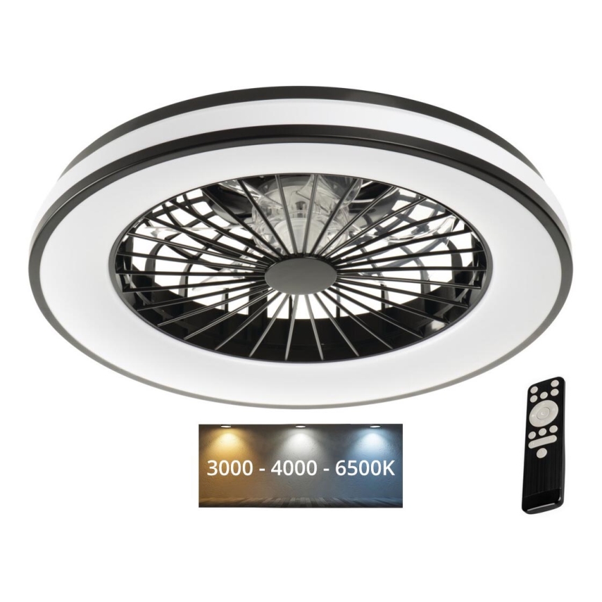 LED Φωτιστικό οροφής dimmable με ανεμιστήρα PLAVE LED/48W/230V 3000/4000/6500K + τηλεχειριστήριο