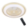 LED Φωτιστικό οροφής dimmable με ανεμιστήρα ZEPHYR LED/48W/230V 3000-6000K χρυσό + τηλεχειριστήριο