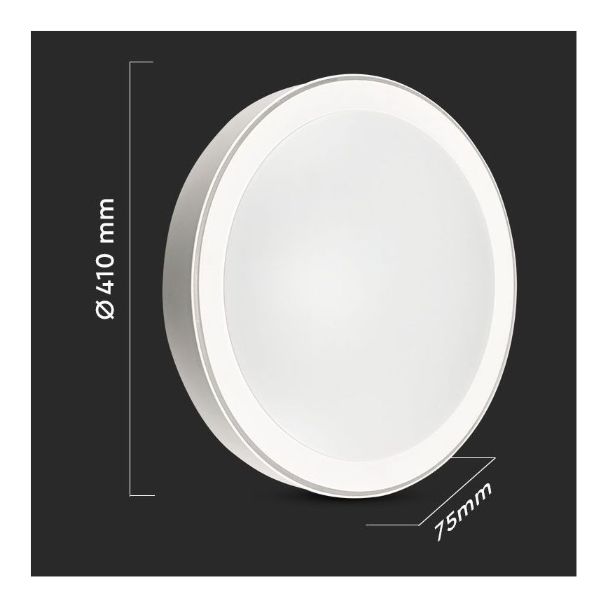 LED Φωτιστικό οροφής dimming LED/40W/230V 3000K/4000K/6500K + RC