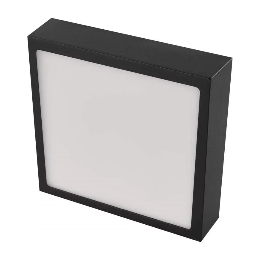 LED Φωτιστικό οροφής NEXXO LED/12,5W/230V 3000/3500/4000K 17x17 cm μαύρο