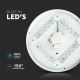 LED Φωτιστικό οροφής LED/12W/230V δ. 26 cm 3000K/4000K/6400K γαλακτερό