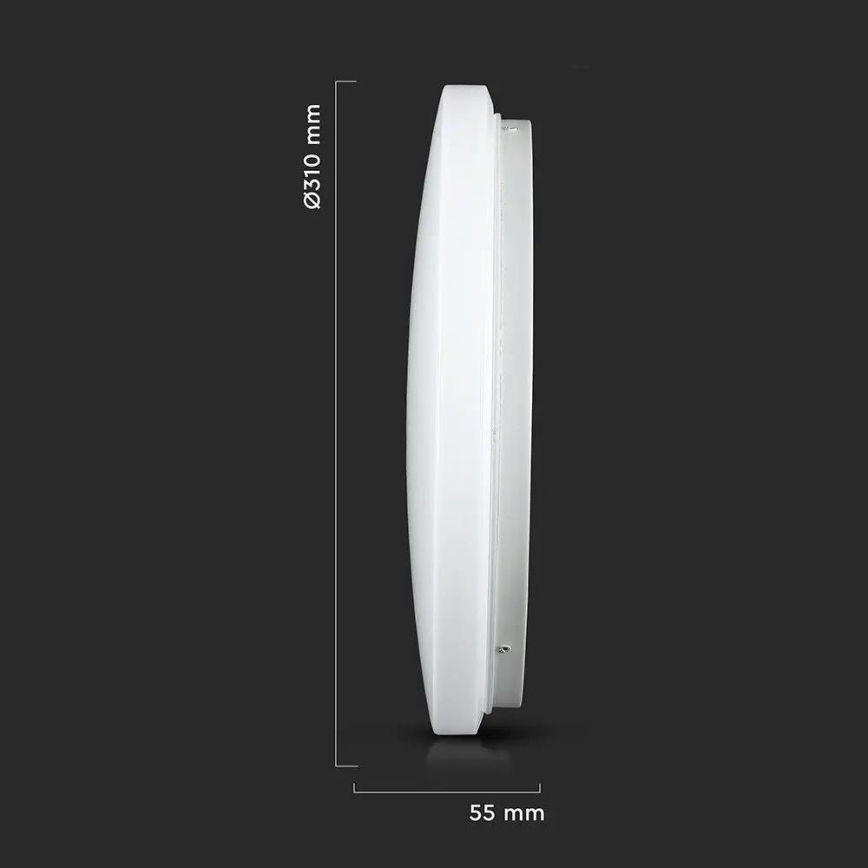 LED Φωτιστικό οροφής LED/18W/230V 31 cm 3000K/4000K/6400K
