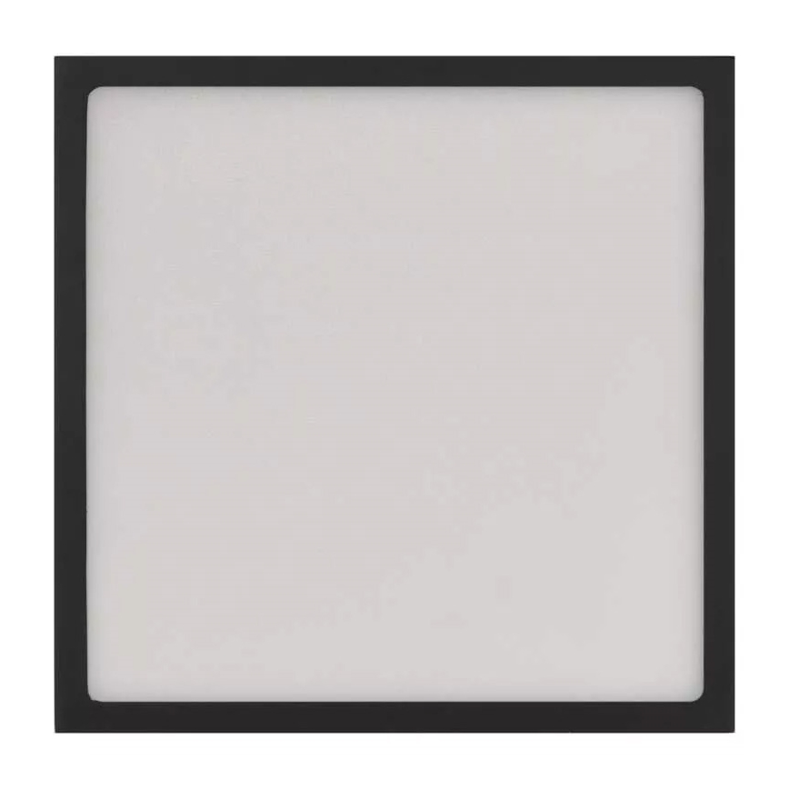 LED Φωτιστικό οροφής NEXXO LED/21W/230V 3000/3500/4000K 22,5x22,5 cm μαύρο