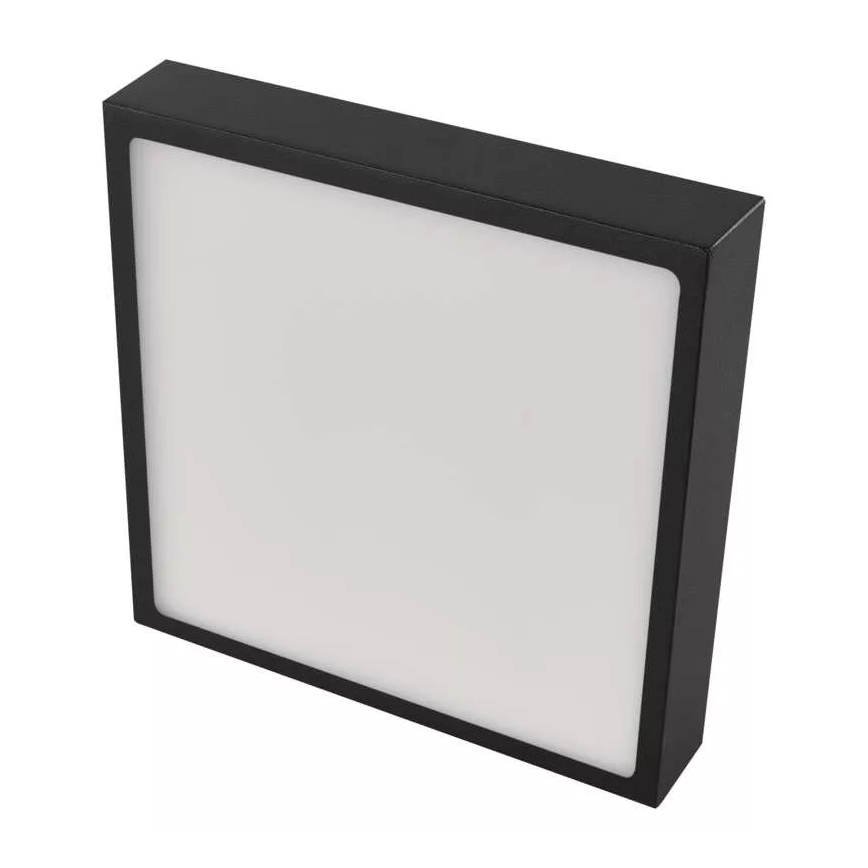 LED Φωτιστικό οροφής NEXXO LED/21W/230V 3000/3500/4000K 22,5x22,5 cm μαύρο