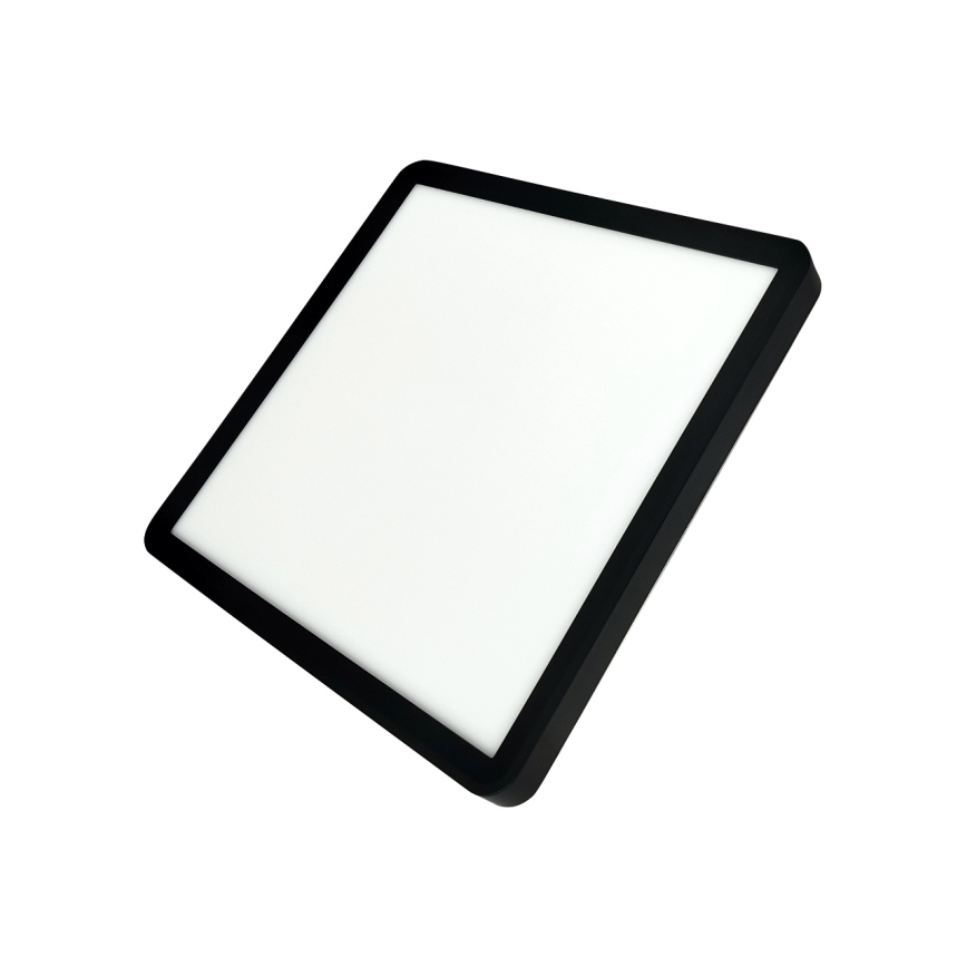 LED Φωτιστικό οροφής LED/24W/230V 3000/4000/6500K 30x30 cm μαύρο