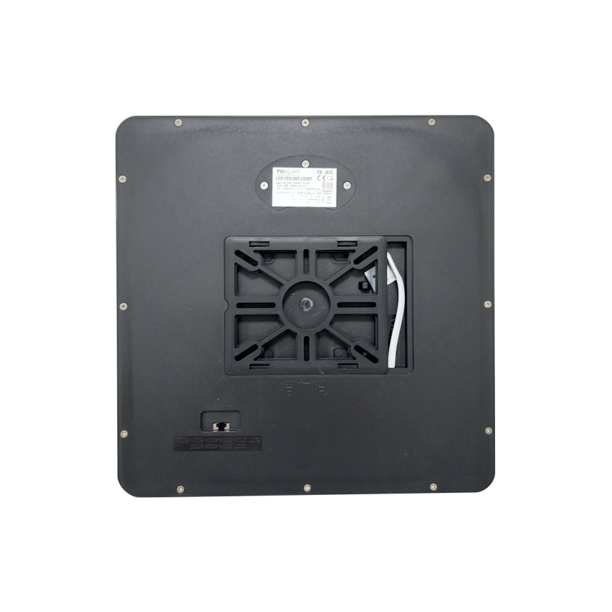 LED Φωτιστικό οροφής LED/24W/230V 3000/4000/6500K 30x30 cm μαύρο