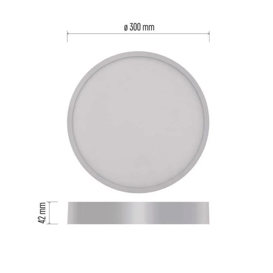 LED Φωτιστικό οροφής NEXXO LED/28,5W/230V 3000/3500/4000K δ. 30 cm λευκό