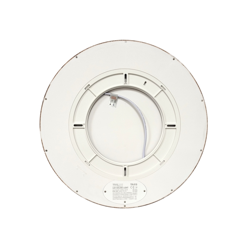 LED φωτιστικό οροφής LED/32W/230V 3000/4000/6500K Ø 40 cm καφέ