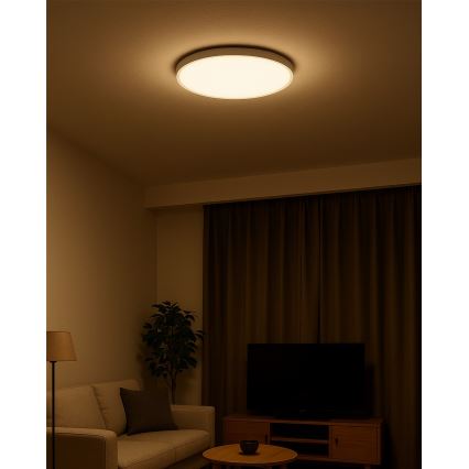 LED φωτιστικό οροφής LED/32W/230V 3000/4000/6500K διάμ. 40 cm λευκό