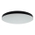 LED φωτιστικό οροφής για μπάνιο FLUME LED 10W/230V, διάμετρος 22,5 cm, IP44, μαύρο