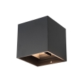LED Φωτιστικό οροφής εξωτερικού χώρου RIKO 2xLED/4W/230V μαύρο IP44