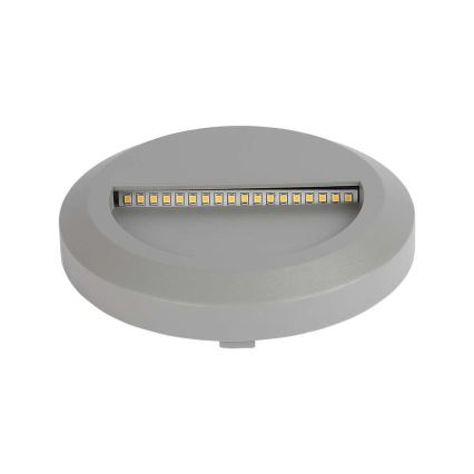 LED Φωτιστικό σκάλας εξωτερικού χώρου LED/2W/230V IP65 3000K γκρι