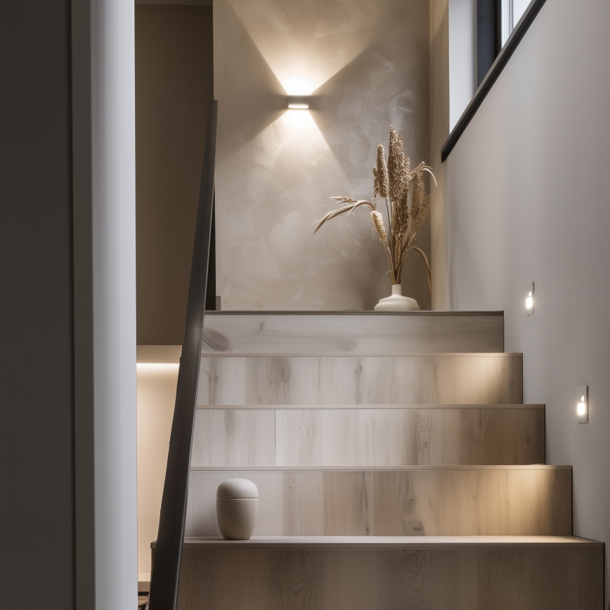 LED φωτιστικό σκάλας με ανιχνευτή κίνησης LED/1,5W/230V 3000K/4000K/6500K