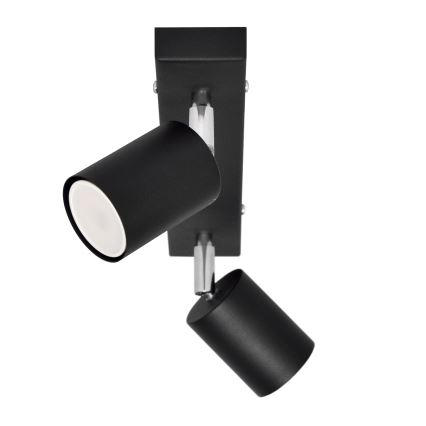 LED Φωτιστικό σποτ LED TUNE 2xGU10/4,8W/230V μαύρο