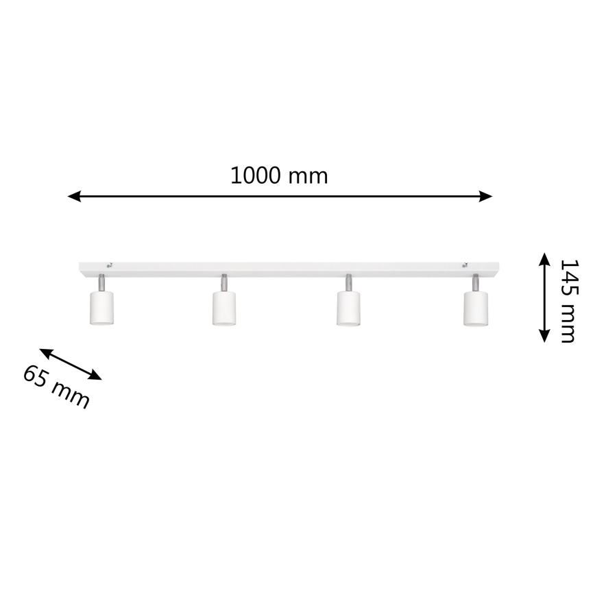 LED Φωτιστικό σποτ LED TUNE 4xGU10/4,8W/230V λευκό